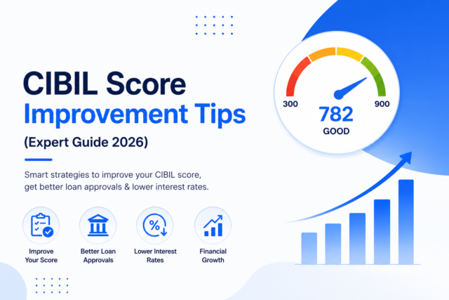 CIBIL Score Improvement Tips (Expert Guide 2026)