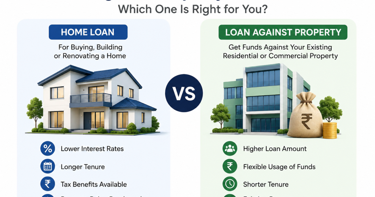 Loan Against Property vs Home Loan: Which One Is Right for You?