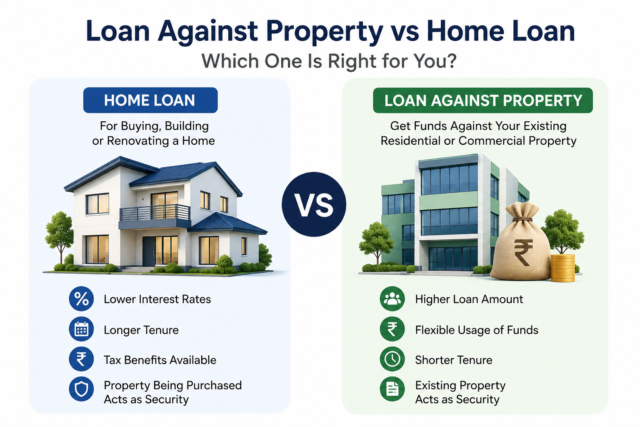 Loan Against Property vs Home Loan: Which One Is Right for You?